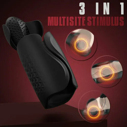 Amanda-10 Vibrating Wrapped Pulse Masturbation Trainer