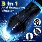 3 Thrusting Expanding & 9 Vibration Modes Thrusting Anal Expansion Prostate Massager