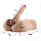7Lb Slidable Balls Pink Glans Male Sex Doll