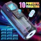 2024 New Male Masturbator: 10 Thrusting & 10 Vibrating Modes, LCD Display, Electric Penis Pump