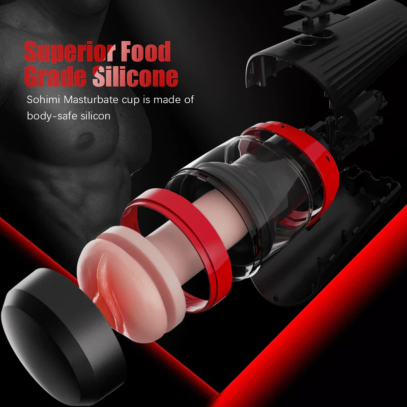 Handsfree Masturbator | Thrusting Sex Toy Vibrating Cup