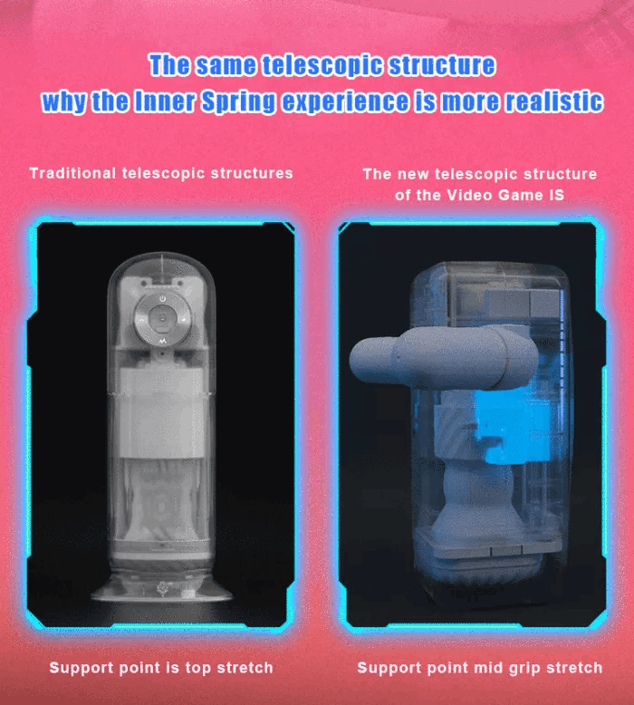 Newest 10 Thrusting 10 Vibrating Masturbator with Heating System