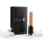 5.4-Inch 7 Vibrating 7 Telescoping Silicone Dildo with Mount Base