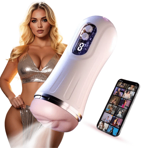 Eveandlove Cyberpunk 9 Vibration Heating App Control Masturbator Cup