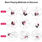 Inflatable Butt Plug Vibrator Wireless Remote Control Male Prostate Massager