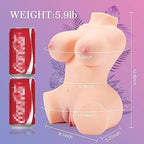 All-time low price 11.46'' 3D Realistic Love Doll with Torso for Men Masturbation