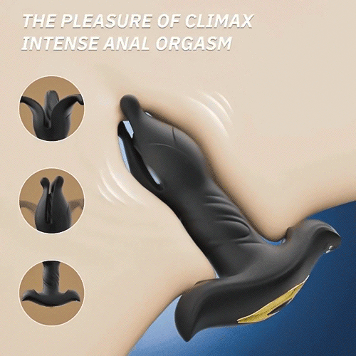 Remote Control 9 Tension Shock Flapping Thrusting Vibrating Butt Plug Prostate Massager