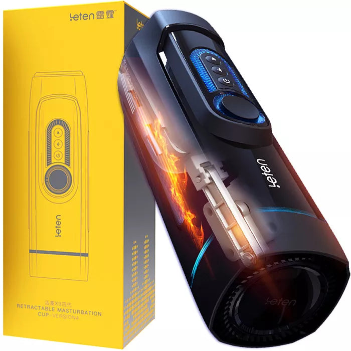 LETEN Quadruple Piston X9-IV Infinitely Variable Speed Male Masturbator