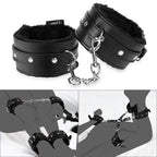 11 Pcs BDSM Leather Bondage Sets Restraint Kits for Women and Couples