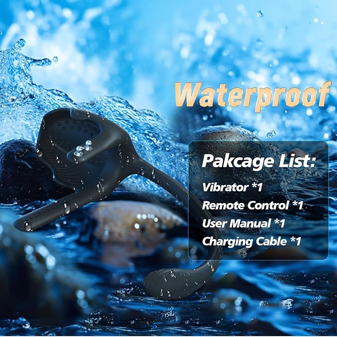 Prostate & Taint Stimulator - Adjustable Vibrating Cock Ring & Remote Control Anal Massager