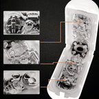3D Transparent Channel Vacuum Suction Masturbator