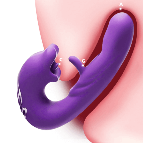 G Spot Vibrator: 7 Modes for Clitoral Stimulation, Thrusting Dildo & Anal Play
