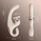 Clitoral Arousal Tongue Licking Suction Vibration Triple Stimulation Vibrators