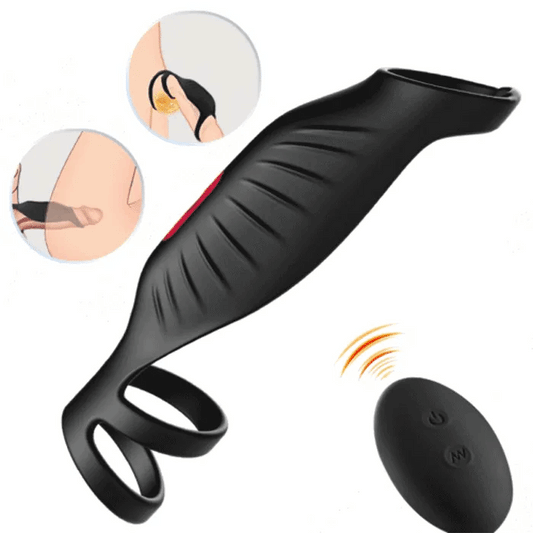 Eveandlove Pleasure Fusion Pro 9 Vibration Modes Efficient&Flexible Cock Ring