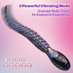 LED Octopus Tentacle G-Spot Vibrator with 9 Modes, 10.7  Silicone Dildo for Clitoral, Anal, and Vaginal Stimulation