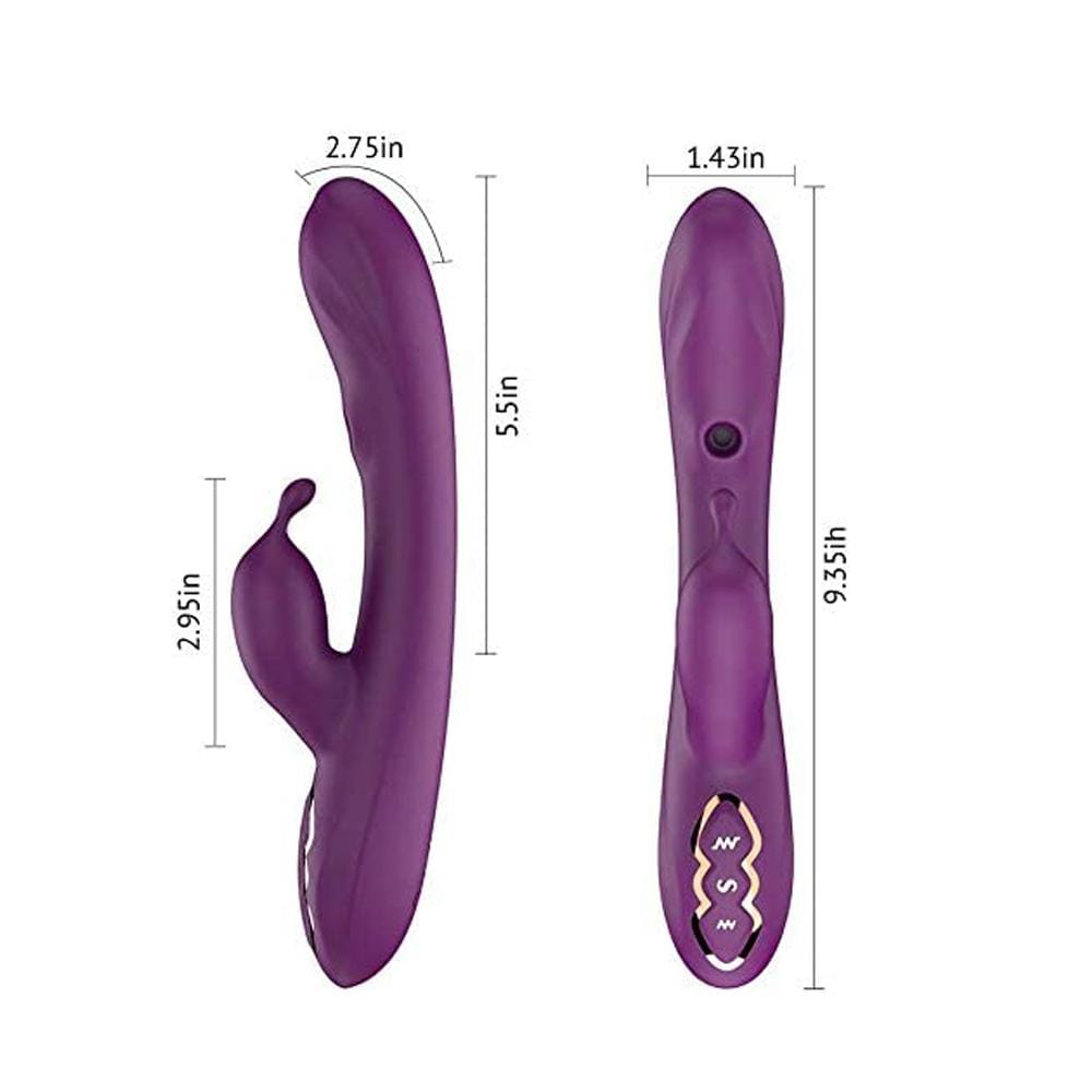 Dual Motor 7 Vibration 7 Suction Rabbit G Spot Vibrator
