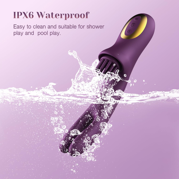 10 x 6 x 7 Modes Come-Hither Clitoral Tickling Rabbit Vibrator