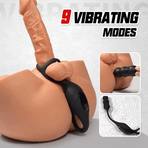 New Dual-motor Powerful 9 Thrusting 9 Vibrating Anal Sex Toys