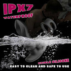 Cook-7 Thrusting & Vibrating Drill Spirals Double Cock Rings Prostate Massager