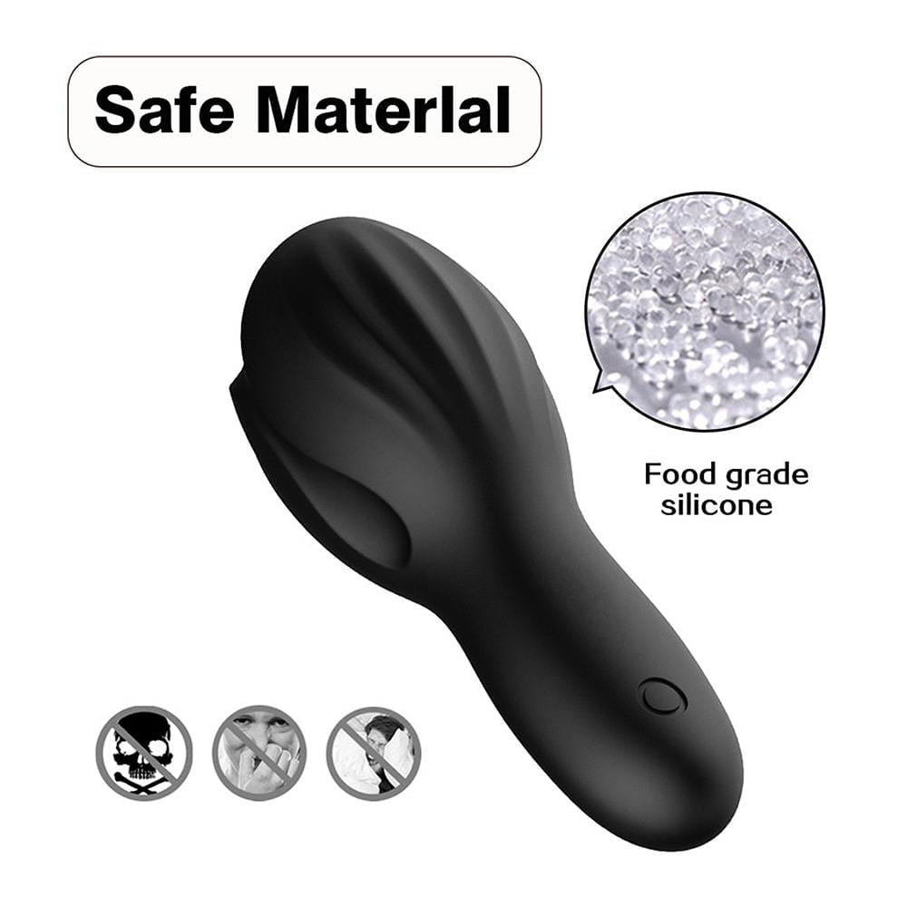 QMYSKY 10 Frequency Vibrating Penis Massage Glans Exerciser