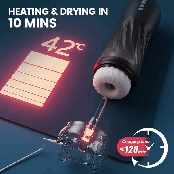 Ultra High Speed Male Masturbator Twisting Thrusting Vibrating