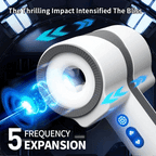 Double-Ended Handheld Vibrating Thrusting & Rotating Automatic Male Masturbator