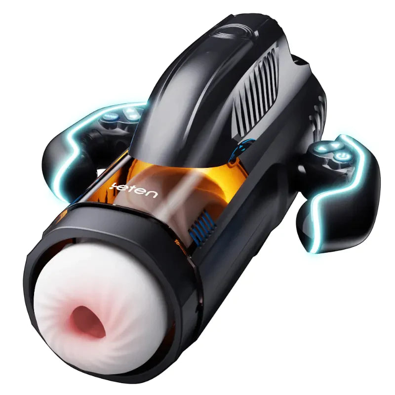 High-end Stroker 10 Sucking Thrusting 5 Speeds Heating Masturbator