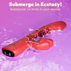 G-Spot Vibrator With 9 Tapping Rhythms & 8 Licking Sucking Vibrating Modes