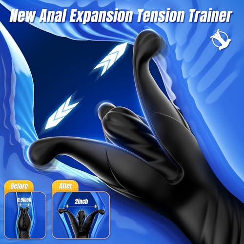 Remote Control 9 Tension Shock Flapping Thrusting Vibrating Butt Plug Prostate Massager