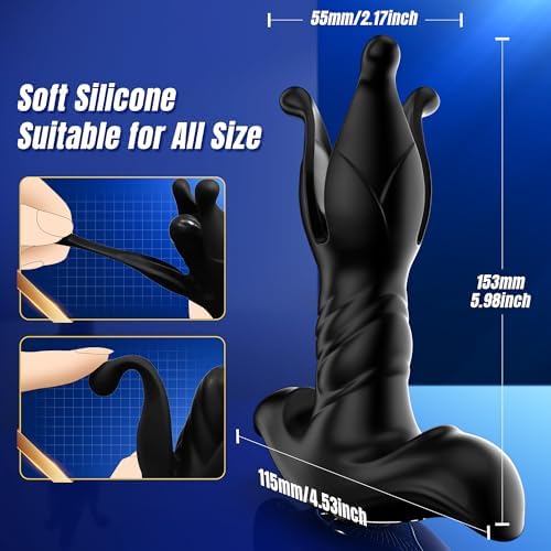 Remote Control 9 Tension Shock Flapping Thrusting Vibrating Butt Plug Prostate Massager