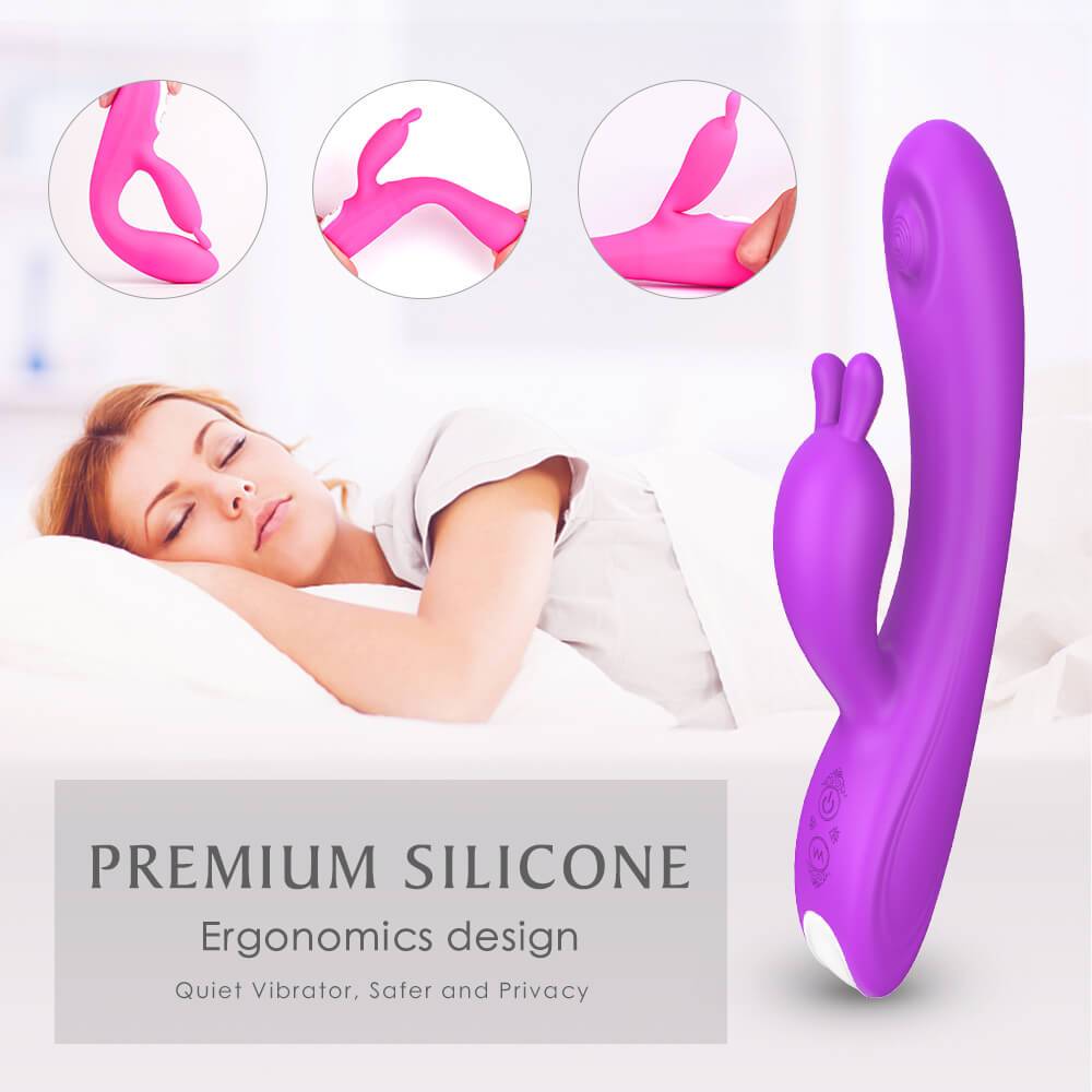 Rabbit Vibrator, Clitoris And G-Spot Dual Stimulation