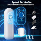 Automatic high frequency silent masturbator