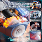 2024 Spaceship Thrusting Sucking Heating Male Stroker Dual Opening