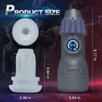 10 Sucking 10 Vibrating Sexy Female Moaning and LCD Display Masturbator