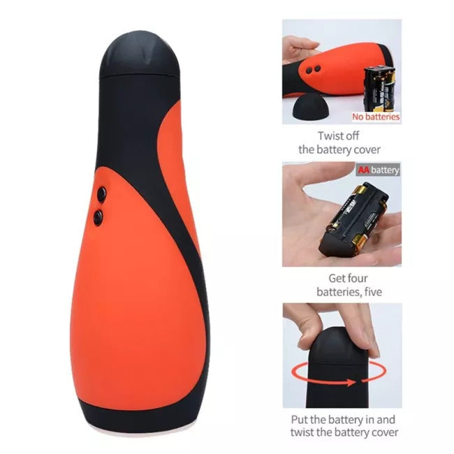 Blowjob 30 Speed Vibration Simulated Electric Male Masturbator Cup Deep Throat Mouth Design Tight Oral Sex Toys For Men