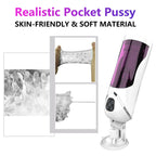 10 Vibrating Modes High Speed and Powerful Stimulation Thrusting & Rotating Male Masturbator Cup