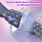 LED Octopus Tentacle G-Spot Vibrator with 9 Modes, 10.7  Silicone Dildo for Clitoral, Anal, and Vaginal Stimulation