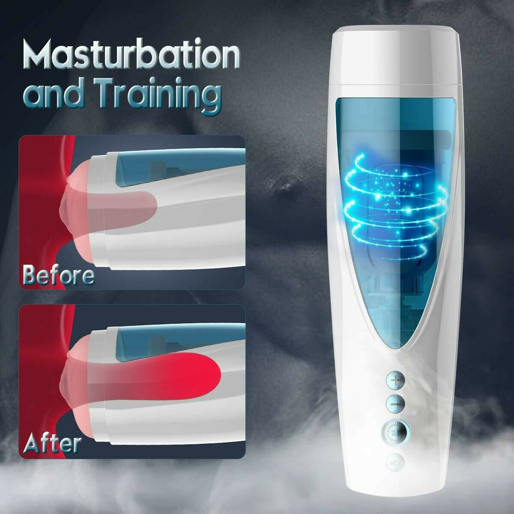 10 Rotating Modes And 10 Thrusting Modes Hands Free Masturbator
