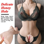 17.13'' Huge Breasts Vagina Anal Realistic Male Masturbator