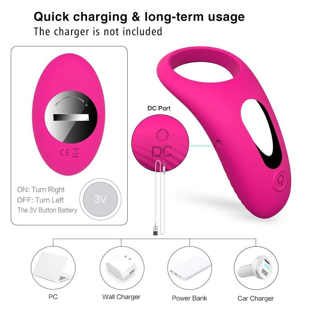 Couples Vibrating Ring | Remote Control Penis Ring Vibrators