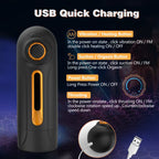 10 Thrusting 10 Vibrating 3 Sucking Heating Male Masturbator