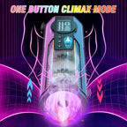 2024 New Male Masturbator: 10 Thrusting & 10 Vibrating Modes, LCD Display, Electric Penis Pump