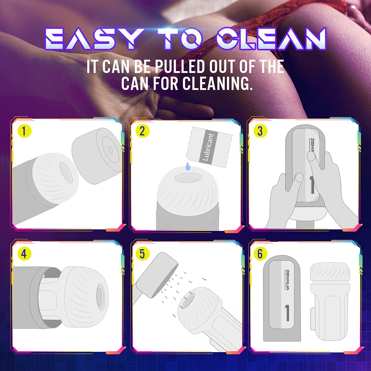 Vibrating Orgasm Waves Pleasure,Electric Machine Adult Sex Toys for Men with 6 Thrusting Vacuum Model