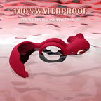 Waterproof Dual-Stimulation Cock Ring – 12 Vibration Modes for Enhanced Pleasure