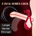 Waterproof Dual-Stimulation Cock Ring – 12 Vibration Modes for Enhanced Pleasure