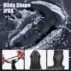 Bluetooth Remote Control 9 Thrusting Vibrating Prostate Massager with Penis Ring