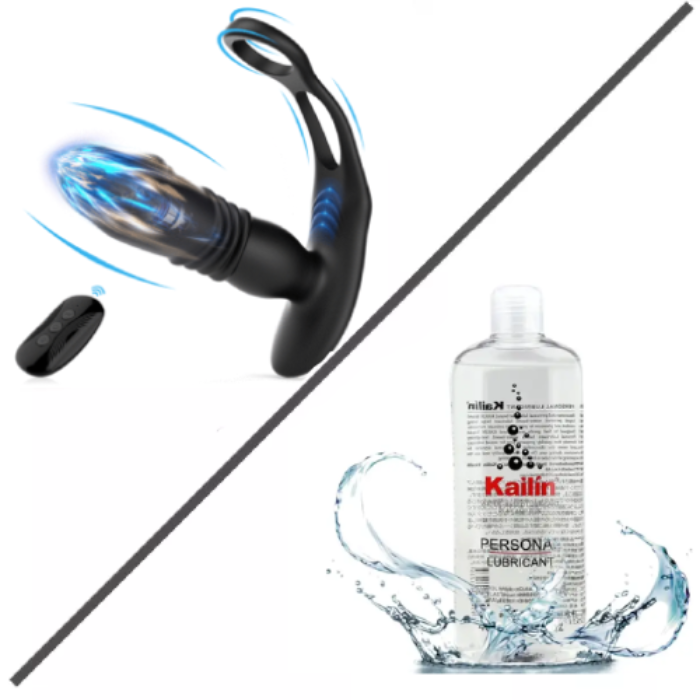 3 Thrusting & 12 Vibrating Cock Rings Prostate Massager