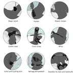 11 Pcs BDSM Leather Bondage Sets Restraint Kits for Women and Couples