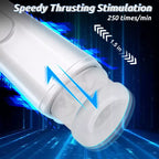 Automatic high frequency silent masturbator