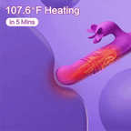 Seraphina 3 Telescopic Vibration 7 Rotating Heating Bendable Vibrator for Clitoral and G-spot Stimulation